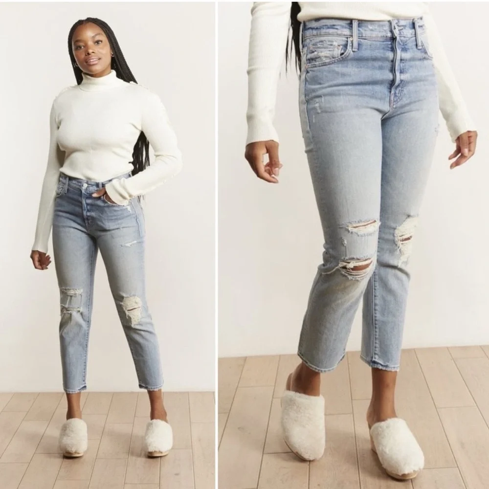 Mother Denim Scrapper Ankle Straight Leg
Jeans in Wicked Wild Calling 26 - Picture 13 of 13